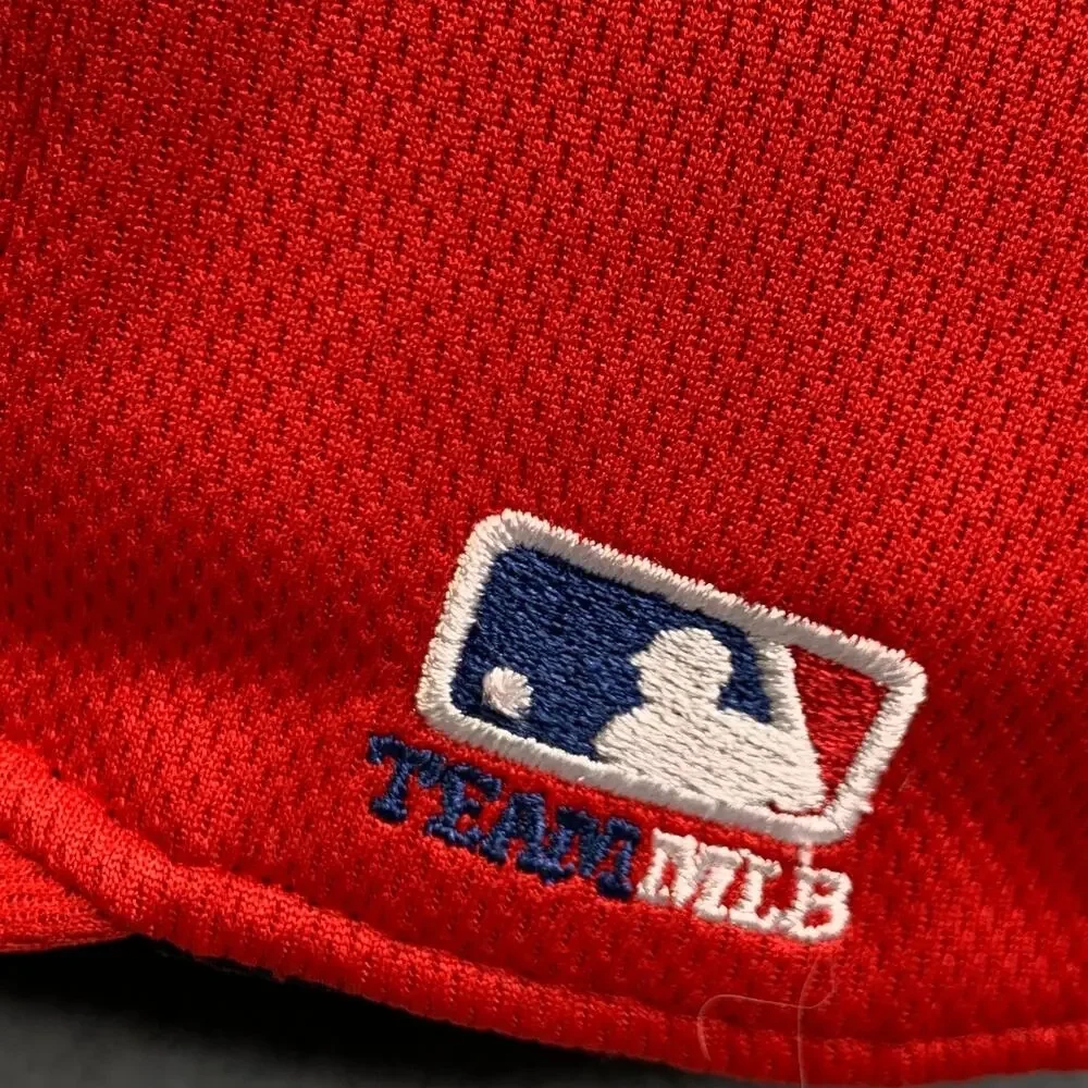 Washington Nationals Hat Cap Youth Red Strap Back Team MLB OC Sports Embroidered